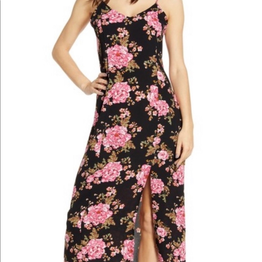 BP shift dress with slit